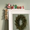 Santa Claus Christmas Door Corner Colorful Table Ornament  Christmas