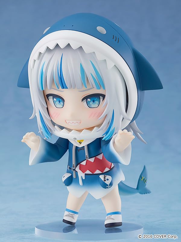 Nendoroid Hololive Production Gauru Gura Пластиковая окрашенная подвижная фигурка Перепродажа Немасштабная