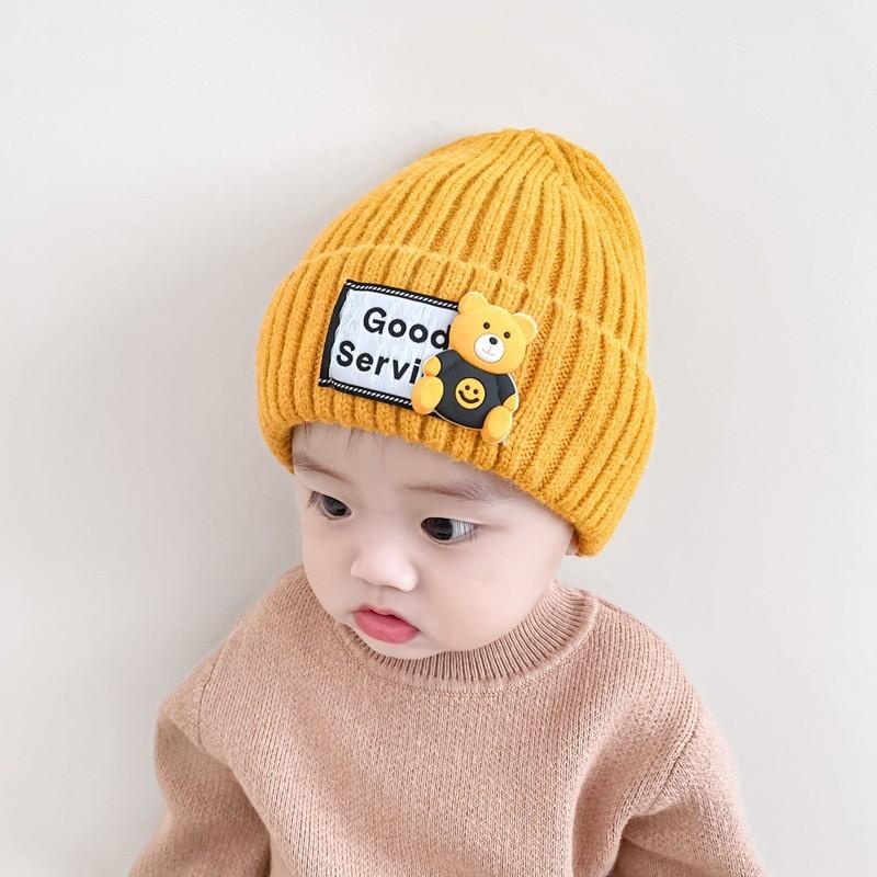 New children's hat set, scarf two-piece set, boys' knitted hat, fleece thickened girls' hat winter