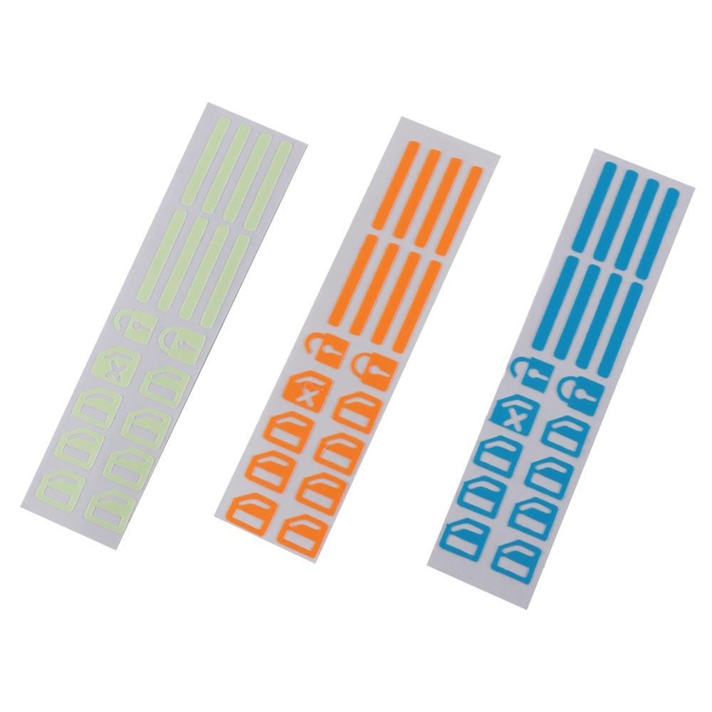 Fluorescent Car Button Luminous Sticker Waterproof Cars Lifter Interior Stickers Auto Accessories