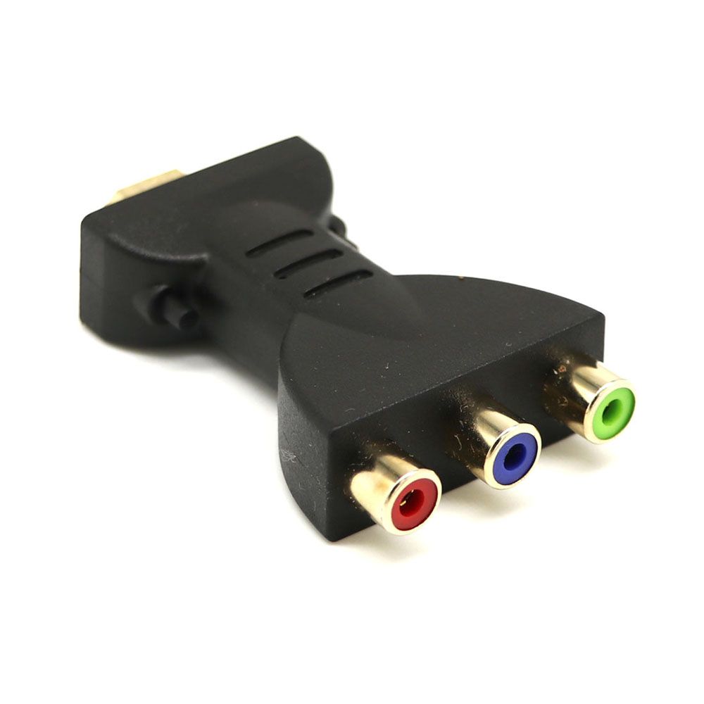 HDTV Digital Signal Gold-plated Video Audio Adapter HDMI To 3 RGB/RCA Component Converter