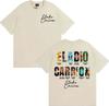 Rapper Eladio Carrion New Album Global Tour Mercah TShirt Cover Poster Graphic Print Men Women Hip Hop Tee Loose Oversized Tops