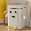 Home New Smart Sensor Trash Can: High-Appearance, Large Cartoon Storage for Living Room/Bedroom/Kitchen/Bathroom