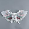 Fashion Scarf Fake Collar Shirt Women Detachable Collar Lace Neckline Women False Collar Tie White Faux Col Clothes Accessories