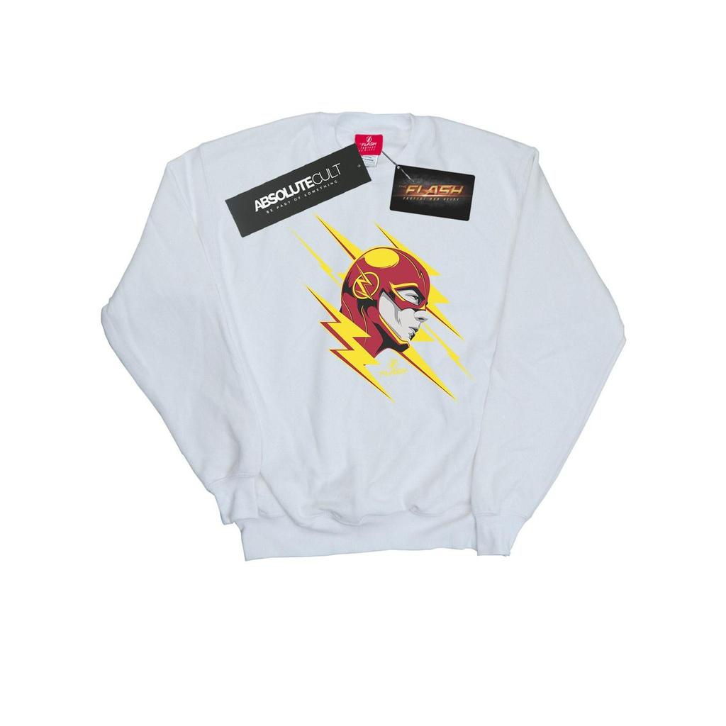 DC Comics Mens The Flash Lightning Portrait Sweatshirt