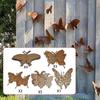 15 шт. Настенный декор в виде бабочек Удобные железные подвесные бабочки для спальни, гостиной