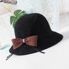 Women Sun Hats Woven Fisherman Hat Female Summer Travel Sunshade Sun Hat Breathable Bow Travel Beach