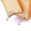 Stainless Steel Toast Rack 8 Slots Bread Cooling Tray Rectangle Toast Holder for Kitchen Rust-Proof Bread Rack for Air Fryer And Outdoor Grilling