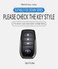 OFWP3 Car Key Case Fob Cover Holder Shell for Toyota CHR Hilux Fortuner Land Cruiser 200 Camry Corolla Crown RAV4 Highland Accessories