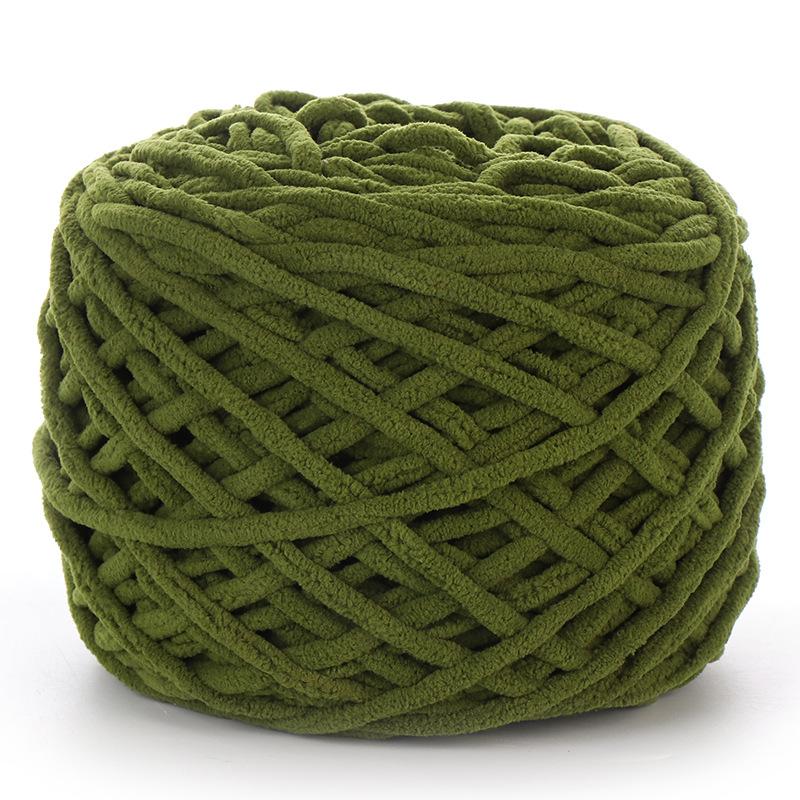 Рукоделие Вязание крючком Пряжа Однорядная нить Крючок Нитка для обуви Толстая линия Домашние тапочки Шарф Подушка Монохромный однотонный цветной клубок ниток