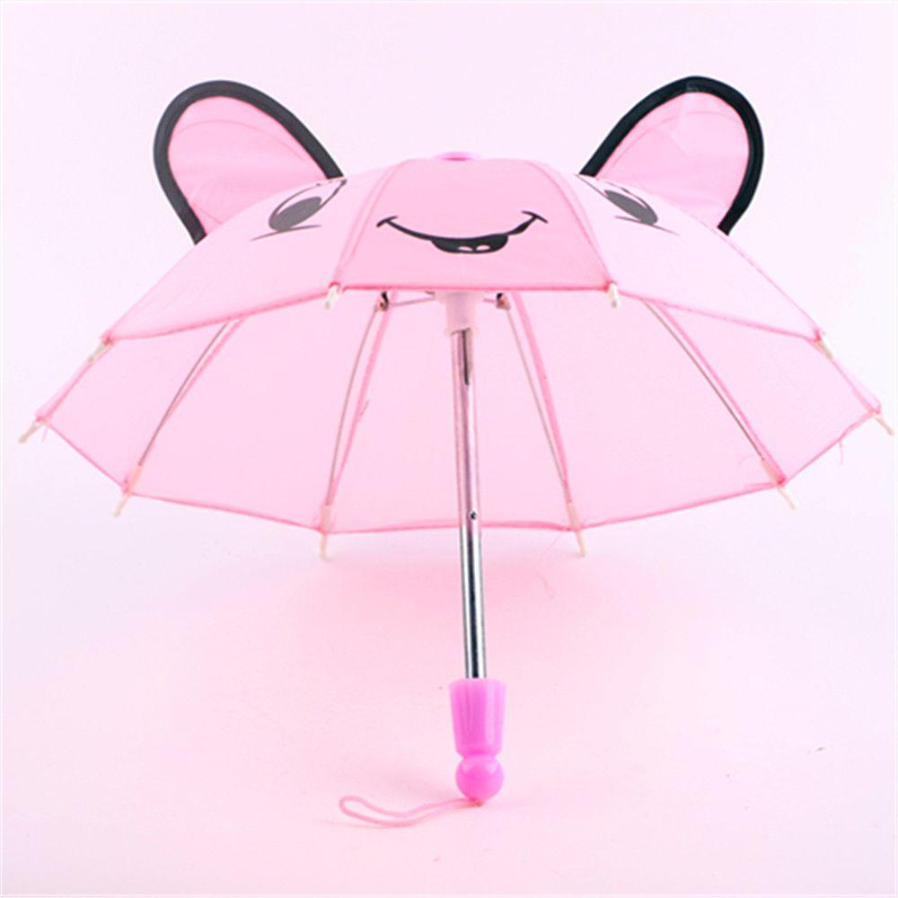 Fashion Toys Kids Gift Animal Patterns Umbrellas Umbrella Doll Accessories Sunshade