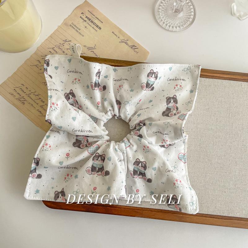 French-Korean Double-Layer Ballet Lace Extra Large Hair Scrunchie