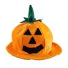 Halloween Witch Hat & Pumpkin Cap Set - Pointed & Round Style Costume Headwear for Ghost Festival Parties & Spooky Performances