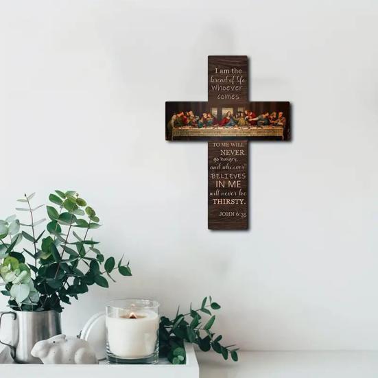 Пасха Тайная Вечеря Украшение Стены Ретро Иисус Картина Маслом Настенный Знак Главная