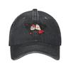 pucca Washed Denim Cap Casual Baseball Caps Adjustable Hat Summer Unisex Baseball Hats
