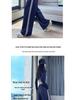 Women's High-Waist Striped Sweatpants - Slimming & Loose Fit for Autumn 2025