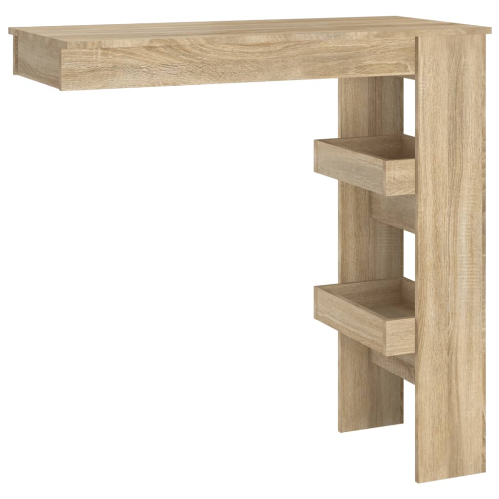 Настенный барный стол Sonoma Oak 102 x 45 x 103,5 см Древесно-стружечная плита