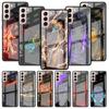 Tokyo Revengers Glass Case For Samsung Galaxy S22 S20 FE S21 Plus Phone Cover S10 5G S9 Note 20 Ultra 10 Lite Shell