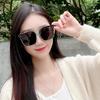 Солнцезащитные очки Повседневные Модные Солнцезащитные очки Премиум Чувство Защита от УФ Лучей Солнцезащитные очки Женские Очки Квадратные Гвоздики из Риса Модные Солнцезащитные очки
