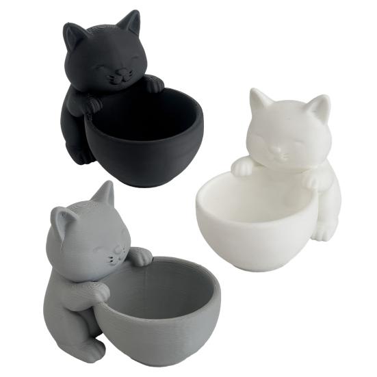 Мини Котенок Цветочный Горшок Суккуленты Кашпо Милый Кот Растение Горшок Украшение для Дома Настольное Кашпо Котенок Подарок для Любителей Кошек