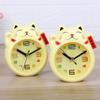 White Lucky Cat Alarm Clock Creative Table Clock Kids Alarm Clock  Kids Bedroom