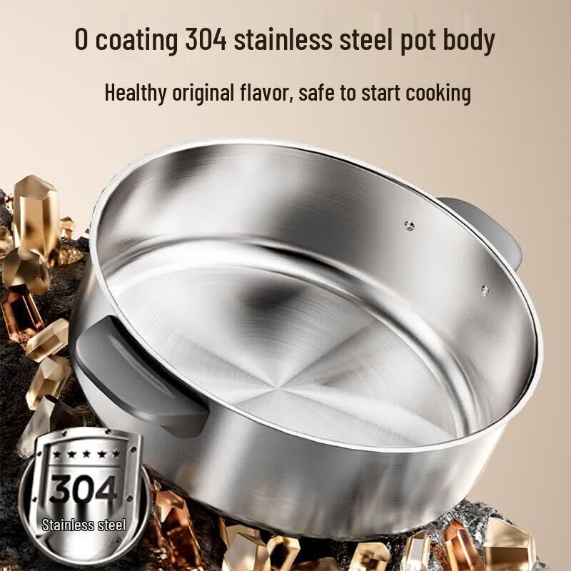 Supor Stainless Steel Electric Hot Pot CN plug (adapter included)
