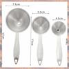 2025 Trend 6X 3 In 1 Funnels For Filling Bottles Stainless Steel Small Kitchen Funnel Set For Transferring Essential Oils Liquid