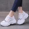 Весенние женские дышащие повседневные кроссовки для бега, модные легкие кроссовки для папы с толстой подошвой, женские кроссовки 35-42