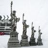 Американская Винтажная Статуэтка Статуи Свободы из Сплава Декоративный Предмет Домашний Гостиная Статуя Аксессуары Кабинет Офис Скульптура Украшения
