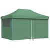 VidaXL Folding Pop-Up Party Tent 4 Sidewalls Green, Tent, Awning Tent, Gazebo Awning 4004976