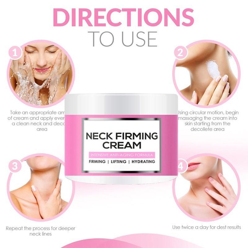 Укрепляющий крем для шеи, антивозрастной увлажняющий крем для шеи, средство для уменьшения двойного подбородка, крем для подтяжки кожи – результаты видны через 3 дня