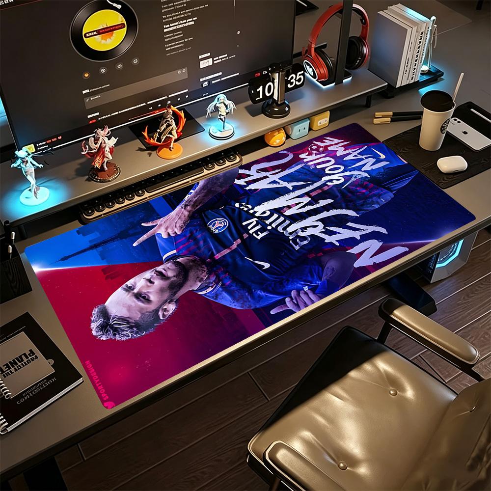 Neymar S Golden Moment Personalized Name Mouse Pad Desk Mat Desktop Mouse Pad Non-Slip Rubber Bottom Computer Desk Office Decoration Accessory