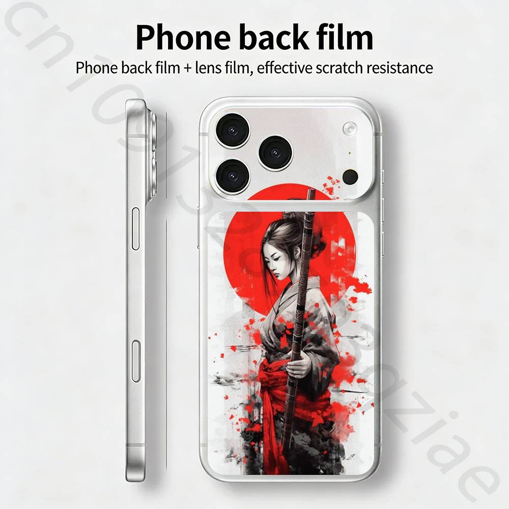 Живопись эпохи Возрождения Наклейка-пленка Full Cover Skin Wrap 3D Цветная Задняя Защитная Наклейка для iPhone 17 pro Max /17 pro