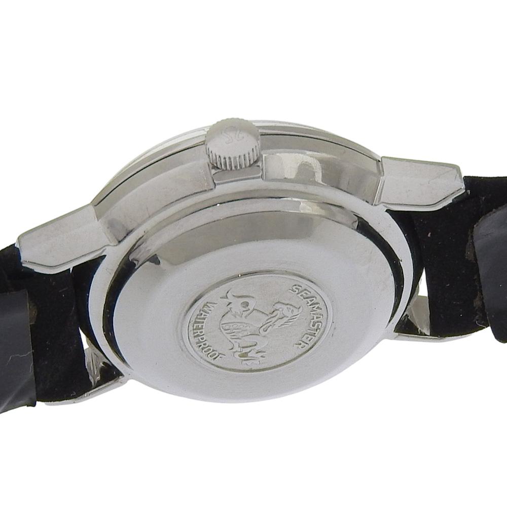 Omega Часы De Ville 565.005 De Ville Серебряный СеребристыйЦиферблат Нержавеющая сталь/кожа Механические Автоматические Аналоговый дисплей Женские Б/у