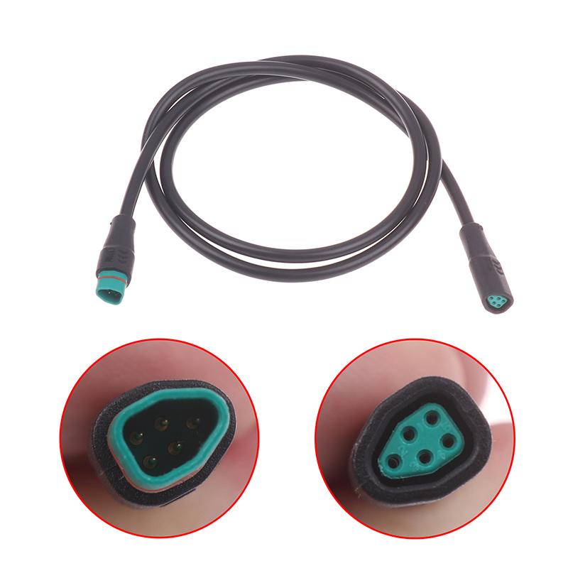 Ebike Display Extension Cable 5PIN Male Female Wire For BAFANG Display CAN Protocol DPC010 DPC080 Waterproof Extension Cord