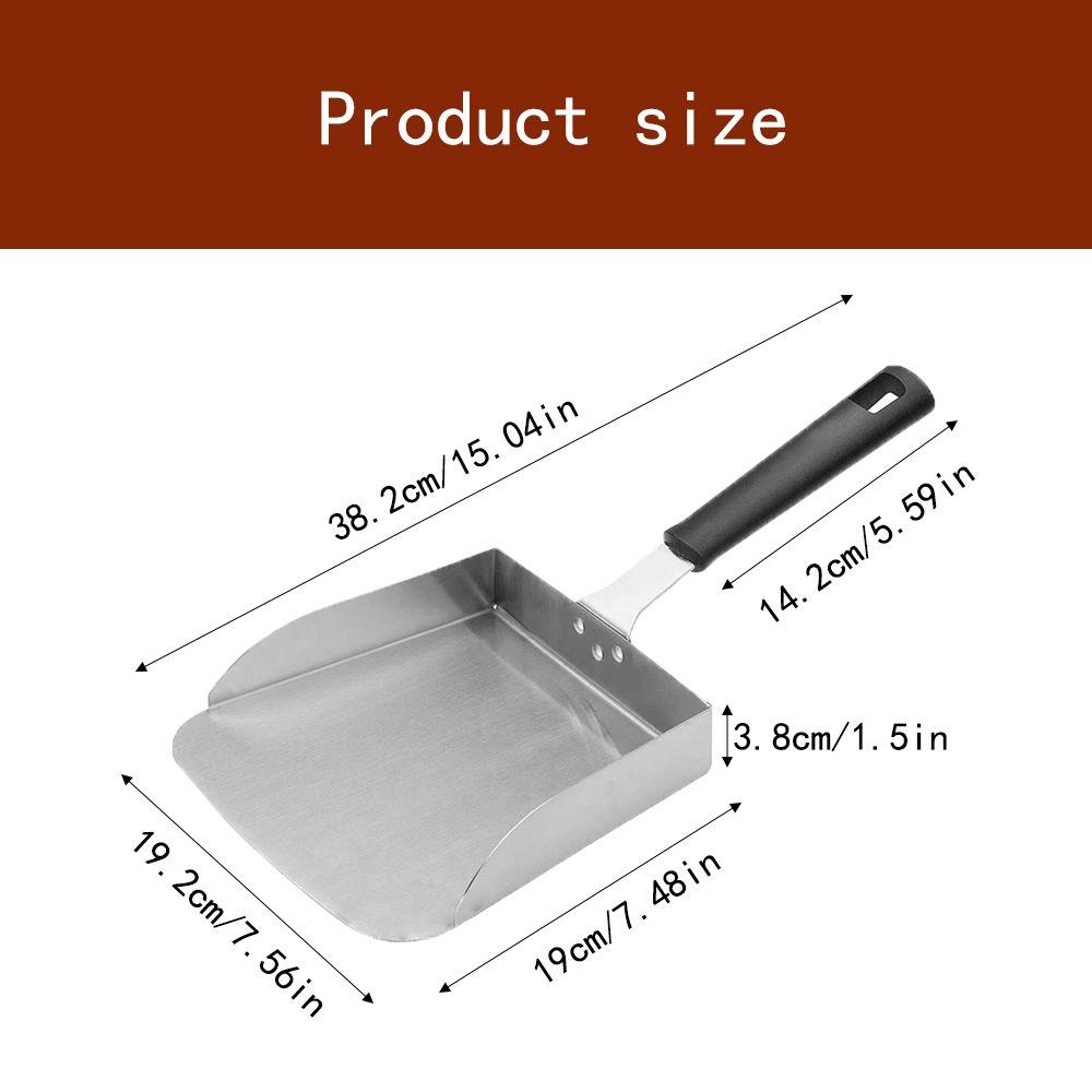 Стальной Уникальный многофункциональный безопасный инструмент для барбекю Лопатка для еды Принадлежности для пикника Устройство для переноса еды