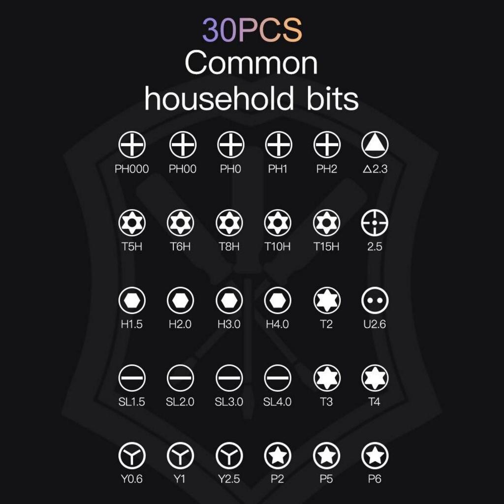 1шт 32 в 1 набор отверток прецизионные магнитные отвертки биты комплект съемная телескопическая отвертка домашний ящик для инструментов