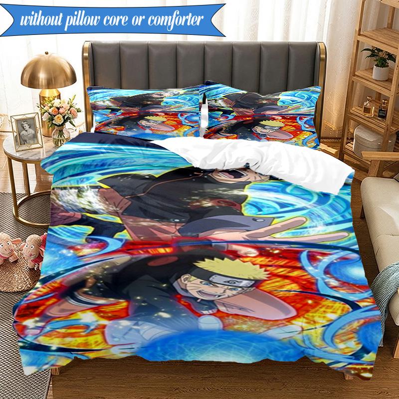 Ninja And Friends Collage 3pcs K-pop music group Bedding set,Ideal for Bedroom, Dormitory,Including Duvet Cover And 2pcs Pillowcases,Fan gifts