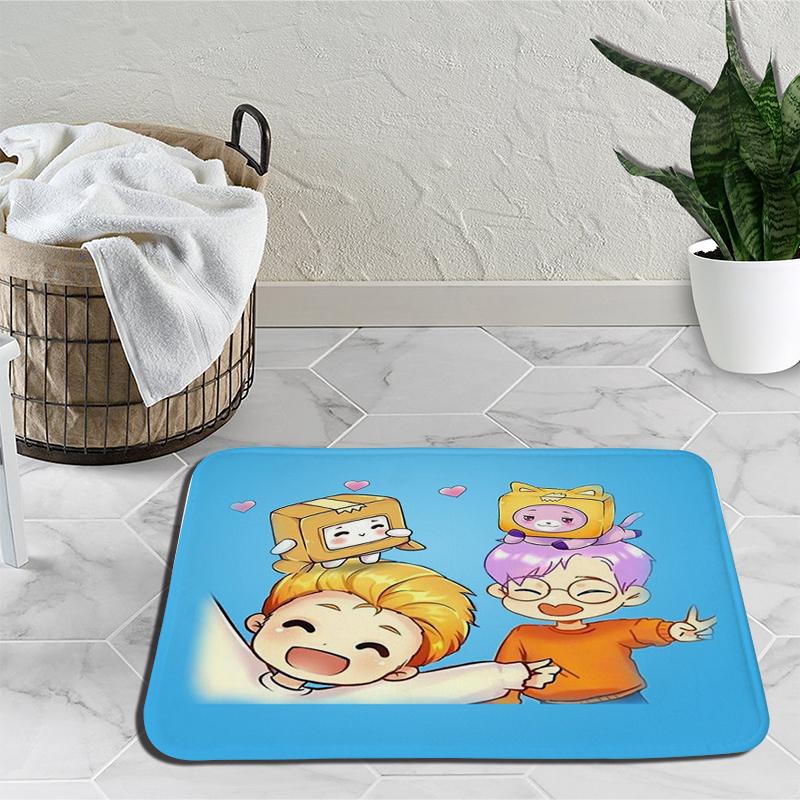 Lankybox Boxy Foxy Rocky мультяшный ковер для спальни, коврик для украшения, аниме, уличный ковер, нескользящий ковер, подарок на день рождения