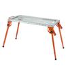Welding Table 44" x 21" 500LBS Folding Workbench with 4-Level Adjustable Height