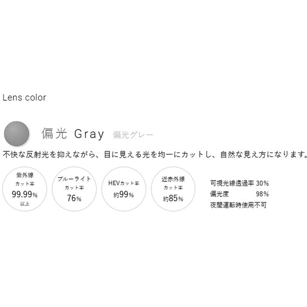 SOLAIZ OUTDOOR Matt SMOKE SLD-001 (Polarized Gray)