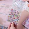 32 листа Кавайные Мини-наклейки Вырубные Наклейки Книга наклеек Kpop Топхолдер Декоративные наклейки Набор наклеек для ногтей Канцелярские товары