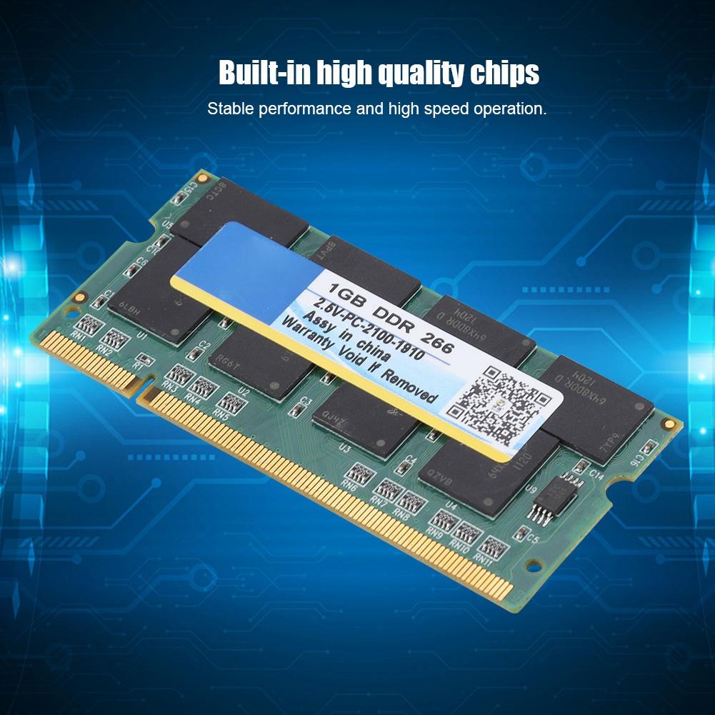 1G 266 МГц 200 Pin RAM для ноутбука DDR PC-2100 полная совместимость с Intel AMD