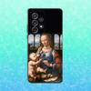 M-Mona Lisa Art D-Da-Vinci Phone Case For Samsung S25,S24,S23,S22,S21,S20,S10,Ultra,Plus,Lite,FE,Soft Silicone Black Cover