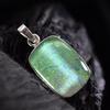 Extremely Rare 31 Ct Natural Opal Cushion Pendant   925 Sterling Silver