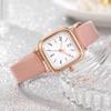 Casual Leather Strap Quartz Wristwatches Simplicity Square Quartz Watch Women's Watch  Women Gift