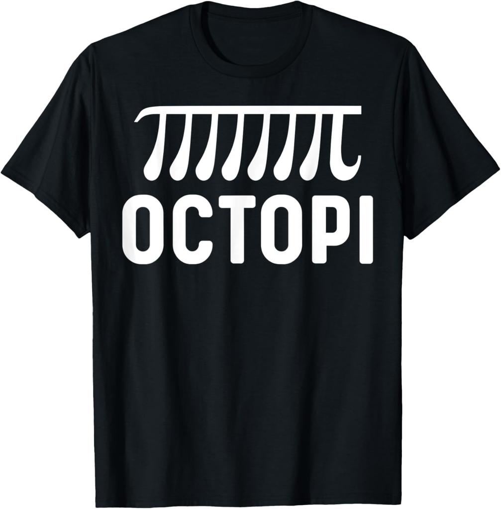 Octopi Math Nerd Pi Day Novelty Teacher Kids Boys Girls T-Shirt