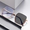 1 шт. Новые высококлассные очки с металлической оправой, женские, модные, для дня и ночи, фотохромные, очки против синего света
