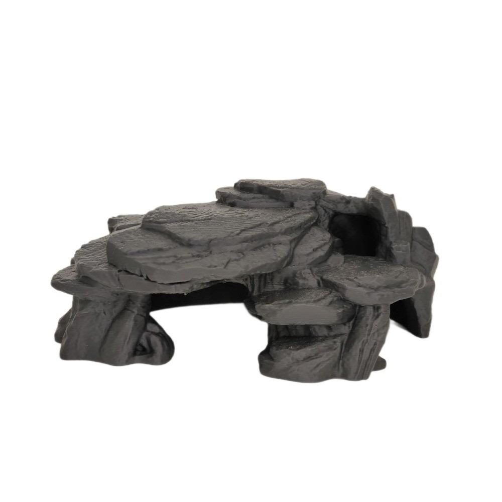 Realistic Texture Fish Tank Rockery Ornaments Reptile Resting Place  Turtle Resting Terrace