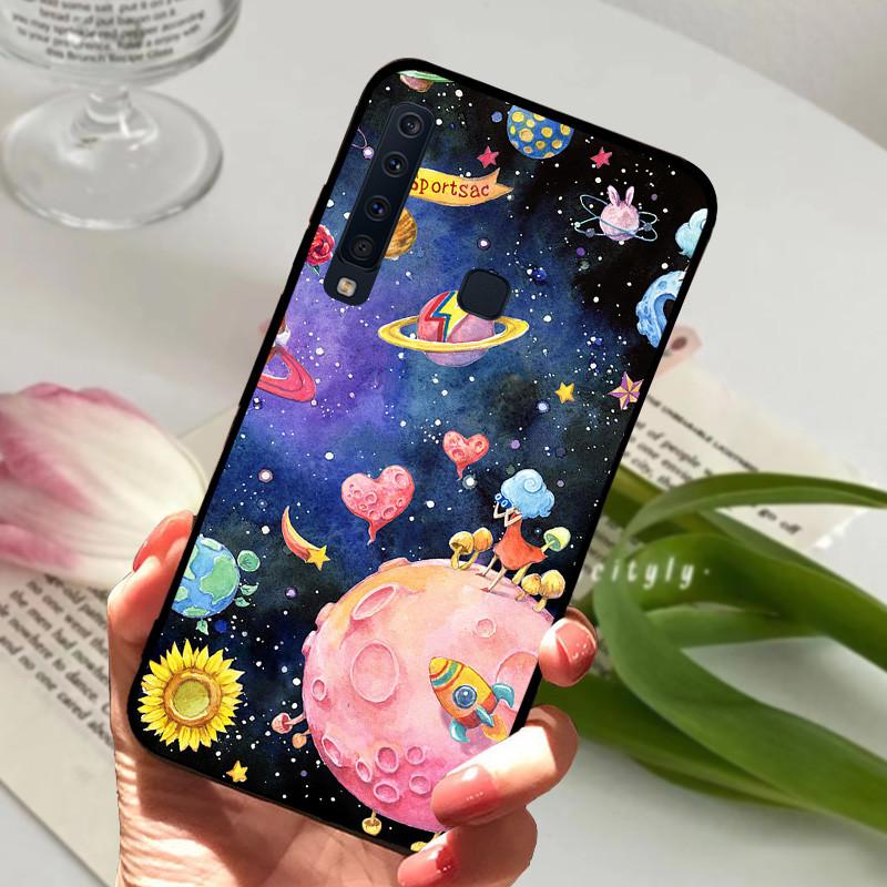 For Samsung Galaxy A9 2018 Case SM-A920F Soft Silicone Animals Painted Back Cover Phone Case For Samsung A 9 A9 A7 2018 Coque